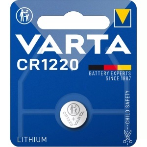 Varta, Lithium Knopfzelle CR1220 - 1 Stück, VARTA Lithium-Knopfzelle CR1220, 3 V, 35 mAh