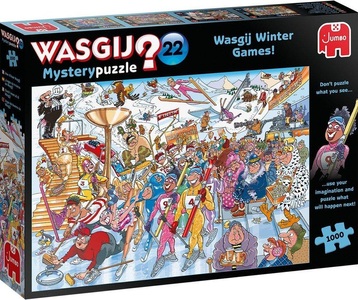 JUMBO, Wasgij Mystery 22 Die Wasgij Winterspiele, Puzzle, Jumbo Spiele - Wasgij Mystery 22 - Wasgij Winterspiele, 1000 Teile