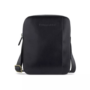 Bugatti, bugatti Umhängetasche »REMO«, echt Leder, Bugatti - Remo Schultertasche klein, für Damen, Schwarz, One Size
