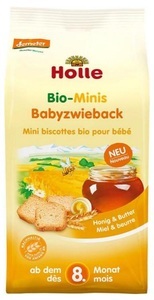 Holle baby food AG, Holle baby food AG Holle Bio-Babyzwieback Dinkel, Holle Bio Zwieback Dinkel 6+ Monate