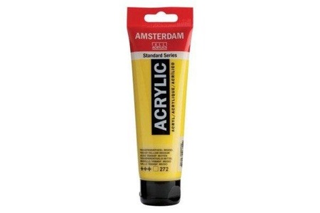 Amsterdam, Amsterdam Acrylfarbe Standard, Talens Acrylfarbe Amsterdam, transp.gelb, 17092722, (120ml)