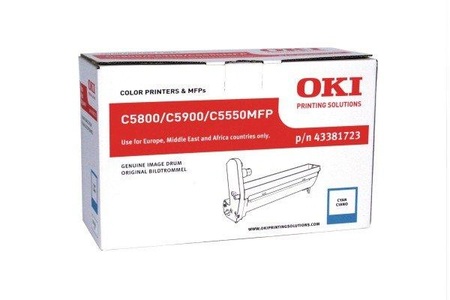 OKI, Bildtrommel cyan 43381723, Oki Fotoleitereinheit, blau, 43381723, (20'000 Seiten)