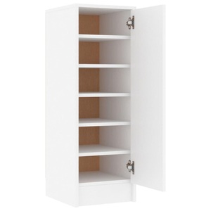 vidaXL, vidaXL Schuhschrank Weiß 32x35x92 cm Spanplatte