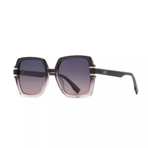 AVANT-GARDE PARIS, AVANT-GARDE PARIS - Trendige Quadrat Polarisierte Sonnenbrille, für Damen, Lila, One Size