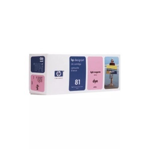 Hewlett-Packard, Hewlett-Packard HP Tinte Nr. 81 (C4935A) Light, Hewlett Packard Tintenpatrone, hell-rot, No.81, C4935A, (680 ml)