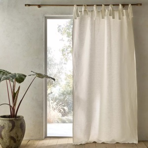 AM.PM, Leinenvorhang Colin Unisex Weiss 140x220cm, AM.PM - Leinenvorhang Colin, 140x220cm, Weiss