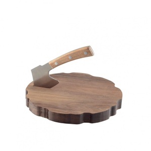 Aulica, Käsebrett Mit Hackmesser Aus Akazienholz Unisex ONE SIZE, 