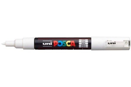 Pebeo, Pebeo Posca 0.7mm, uni-ball Posca Marker, 0.7mm, weiss, PC1M weiss