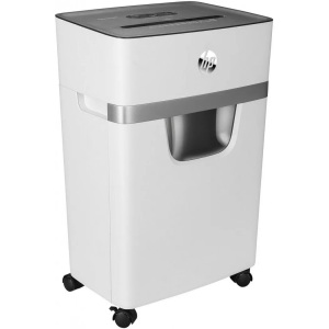 Hp, HP OneShred 10MC Aktenvernichter Partikelschnitt 2 x 15 mm 20 l Blattanzahl (max.): 10 Sicherheitsstufe 5 Vernichtet, HP Aktenvernichter OneShred 10MC P-5, 10 Seiten
