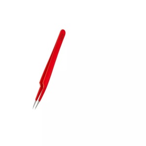 Rubis, Rubis Wimpern Pinzette spitz, rot, Rubis Wimpern Pinzette spitz, rot