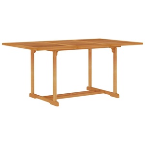 vidaXL, vidaXL Gartentisch 150x90x75 cm Teak Massivholz