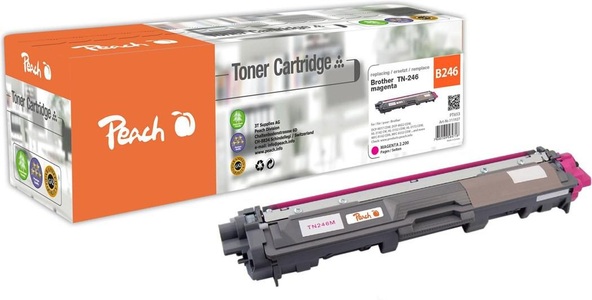 Peach, Peach Tonermodul magenta kompatibel zu Brother TN-246M, Peach Tonerpatrone »Brother TN-246M Magenta«, (1 St.)