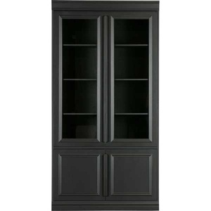 mutoni casual, Vitrinenschrank Organize schwarz 110x215, Vitrinenschrank Organize schwarz 110x215