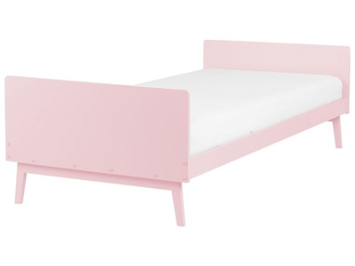 Bett mit Lattenrost aus Kiefernholz Skandinavisch BONNAC Bett mit Lattenrost aus Kiefernholz Skandinavisch BONNAC
