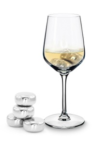 Pulltex, COCKTAIL ICE CUBE INOX Eiswürfel Pulltex, Pulltex Whiskysteine Silber