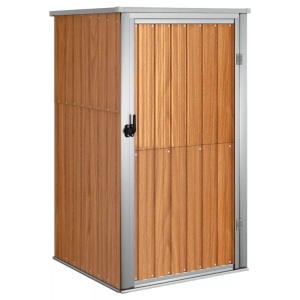 vidaXL, vidaXL Gerätehaus Braun 88x89x161 cm Verzinkter Stahl, VidaXL - Geräteschuppen stahl, One Size, Braun