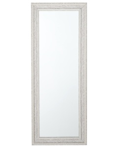 Beliani, Beliani Wandspiegel beige/silbern 50 x 130 cm VERTOU, Beliani - Wandspiegel aus Kunststoff Klassisch VERTOU, 50 CM, Pearl