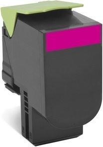 Lexmark, Original Tonerpatrone magenta Lexmark 80C20M0, Lexmark Toner, rot, Return, 80C20M0, (1'000 Seiten)