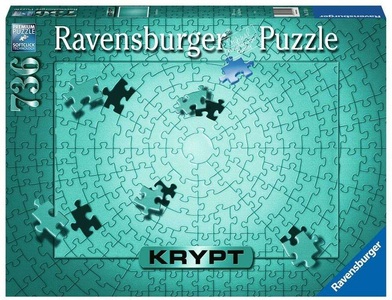 undefined, Ravensburger Puzzle Krypt Metallic, Ravensburger Puzzle 17151 - Krypt Puzzle Metallic Mint - Schweres Puzzle für Erwachsene und Kinder ab 14 Jahren mit 736 Teilen
