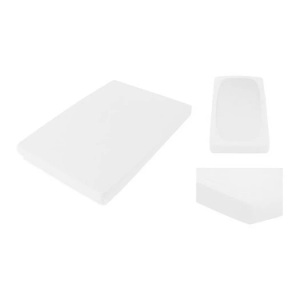 undefined, Jersey-Fixleintuch für Topper, Jersey Weiss