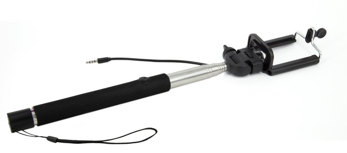 swipe, Teleskopstange Selfiestick Click Stick Unisex Schwarz, 