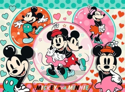 RAVENSBURGER SPIELEVERLAG, Unser Traumpaar Mickey und Minnie (Puzzle), Ravensburger Puzzle »Unser Traumpaar Mickey und Minnie«, (150 tlg.)