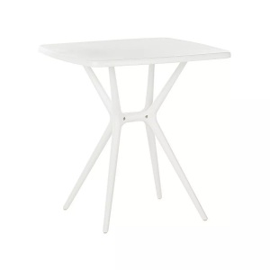 Beliani, Esstisch aus Kunststoff Modern SERSALE Esstisch aus Kunststoff Modern SERSALE, Beliani - Gartentisch aus Kunststoff Modern SERSALE, One Size, Weiss Bunt