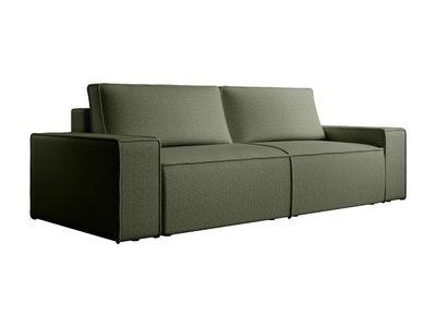 Vente-unique, Sofa 4-Sitzer - Mit Schlaffunktion - Strukturstoff - Grün - AMELIA Sofa 4-Sitzer - Mit Schlaffunktion - Strukturstoff - Grün - AMELIA, Vente-unique - Sofa 4-Sitzer - Mit Schlaffunktion - Strukturstoff - Grün - AMELIA, One Size