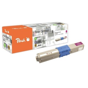 Peach, Peach Tonermodul magenta kompatibel zu OKI 44469723, Peach O4446/4449 Toner XL ma ersetzt OKI 44469723 für z.B. OKI C 510 DN, OKI C 511 DN, OKI C 530 DN, OKI C 531 DN, OKI MC 561 DN, OKI MC 562 DN