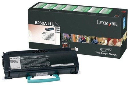 Lexmark, Original Tonerpatrone schwarz Lexmark E260A11E, Lexmark Toner E260A11E Black