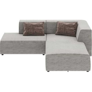 Kare Design, Ecksofa Infinity Boston grau 237, Ecksofa Infinity Boston grau 237