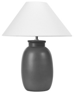 Beliani, Tischleuchte aus Keramik Modern PATILLAS Tischleuchte aus Keramik Modern PATILLAS, Beliani - Tischleuchte aus Keramik Modern PATILLAS, One Size, Schwarz