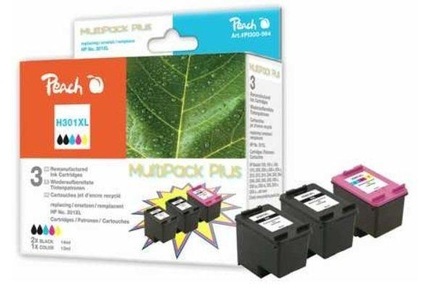 Peach, Peach Combi PackPLUS n zu 301Xl Tintenpatrone, Peach Spar Pack Plus Druckköpfe kompatibel zu HP No. 301XL, CH563EE, CH564EE