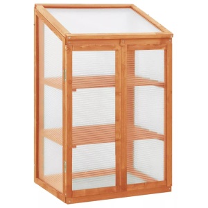vidaXL, vidaXL Gewächshaus 60x45x100 cm Tannenholz, vidaXL Gewächshaus 60x45x100 cm Tannenholz