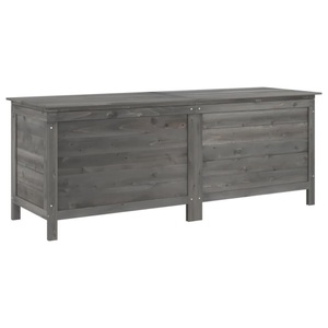 vidaXL, vidaXL Gartentruhe Anthrazit 150x50x56,5 cm Massivholz Tanne, vidaXL Gartentruhe Anthrazit 150x50x56,5 cm Massivholz Tanne