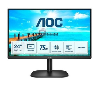undefined, AOC B2 24B2XHM2 Computerbildschirm 60,5 cm (23.8 Zoll) 1920 x 1080 Pixel Full HD LCD Schwarz, 24B2XHM2, LED-Monitor