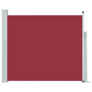 Diverse Hardware, Ausziehbare Seitenmarkise 100x300 cm Rot, vidaXL Ausziehbare Seitenmarkise 100x300 cm Rot