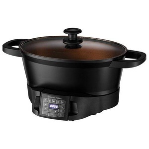 RUSSELL HOBBS, Elektrischer Multikocher 'Good 2 Go'; 8 Funktionen, 6,5 Liter Fassungsvermögen, Aluminiumguss Russell Hobbs Schwarz, Russell Hobbs 28270-56/RH Good To Go Multi kocher