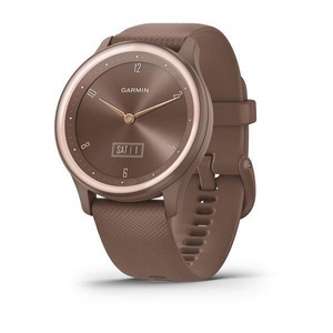Garmin, GARMIN vívomove Sport - Hybrid-Smartwatch (125 - 190 mm, Silikon, Mokka/Perlgold), GARMIN vívomove Sport - Hybrid-Smartwatch (125 190 mm, Silikon, Mokka/Perlgold)
