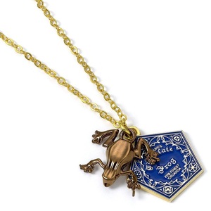HARRY POTTER, Schokoladenfrosch Halskette Mit Anhänger Metall Damen Gold ONE SIZE, Harry Potter - SchokoladenFrosch Halskette mit Anhänger Metall, One Size, Gold