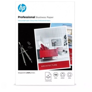 Hp, HP Professional FSC Paper A4 7MV83A Laser Glossy 200g 150 Blatt, Hewlett Packard Professional FSC Paper, A4, Laser, Glossy, 200g, 7MV83A, (150 Blatt)
