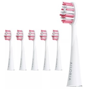 Ailoria, Ailoria 6er Pack Extra Clean Bürstenkopf Zubehör weiss, Ailoria Zahnbürstenkopf Shine Bright Extra Clean Weiss, 6 Stück