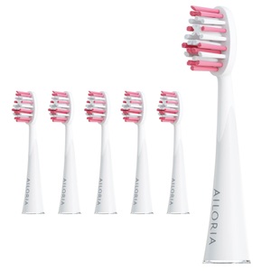 Ailoria, Ailoria 6er Pack Extra Clean Bürstenkopf Zubehör weiss, Ailoria Zahnbürstenkopf Shine Bright Extra Clean Weiss, 6 Stück