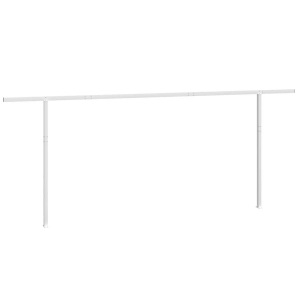 vidaXL, vidaXL Stützen für Markisen Weiß 600x245 cm Eisen, vidaXL Stützen für Markisen Weiß 600x245 cm Eisen