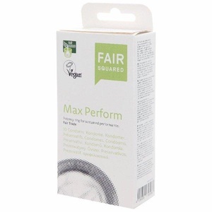FAIR SQUARED, Max Perform, FAIR SQUARED Kondom Max Perform vegan (10 Stk)