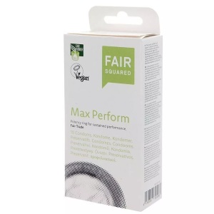 FAIR SQUARED, Max Perform, FAIR SQUARED Kondom Max Perform vegan (10 Stk)