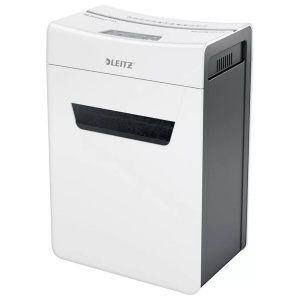 Leitz, LEITZ Aktenvernichter IQ Protect 8092-20-00 10X, P-4, 18lt, Leitz IQ 10X Protect Premium Aktenvernichter 10 Blatt Partikelschnitt P-4 18 l Vernichtet auch Heftklammern,