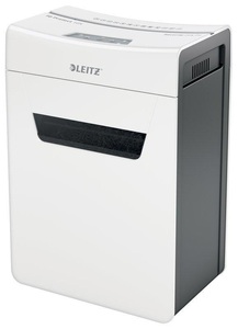 Leitz, LEITZ Aktenvernichter IQ Protect 8092-20-00 10X, P-4, 18lt, Leitz IQ 10X Protect Premium Aktenvernichter 10 Blatt Partikelschnitt P-4 18 l Vernichtet auch Heftklammern,