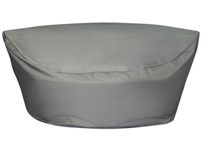 Beliani, Regenschutz für Sonneninsel SYLT LUX 170, Beliani - Regenschutzhülle aus PVC CHUVA, One Size, Taubengrau