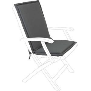 mutoni Garten Deluxe, Kissen für Gartenstuhl Anthrazit, Kissen für Gartenstuhl Anthrazit